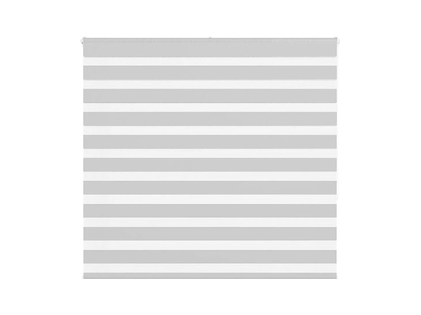 Zebra rolgordijn 160x150 cm stofbreedte 155,9 cm lichtgrijs