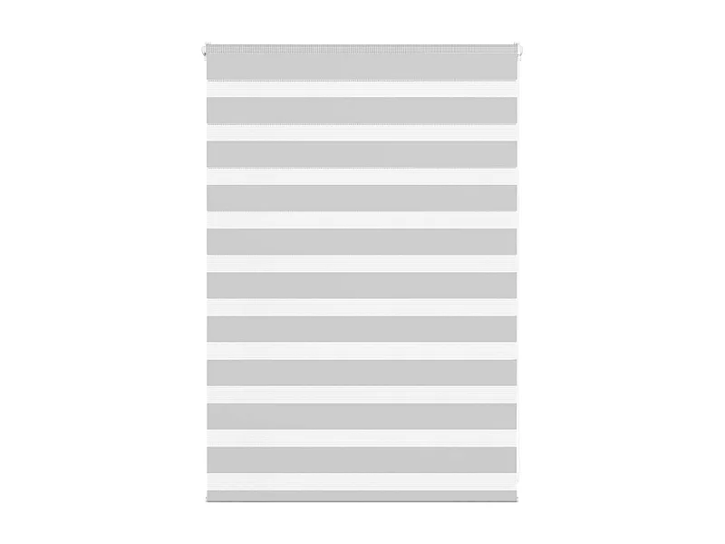 Store zèbre gris clair largeur du tissu 95,9 cm polyester