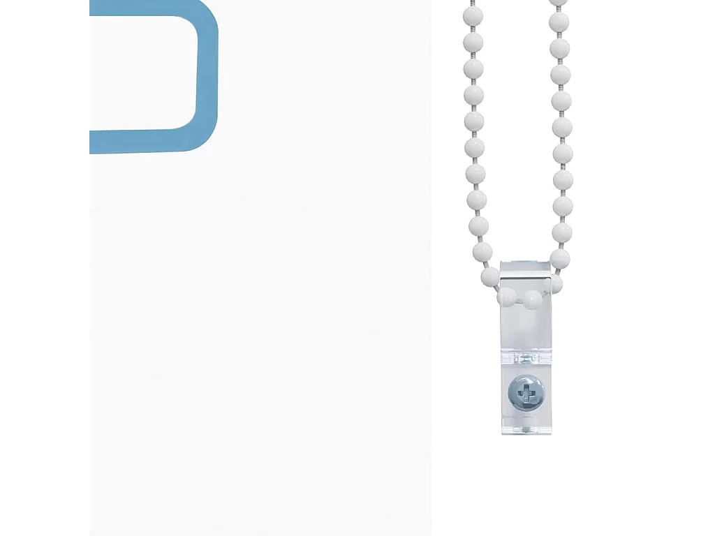 Estor enrollable para ducha con casete 80x240cm tela ancho 76cm