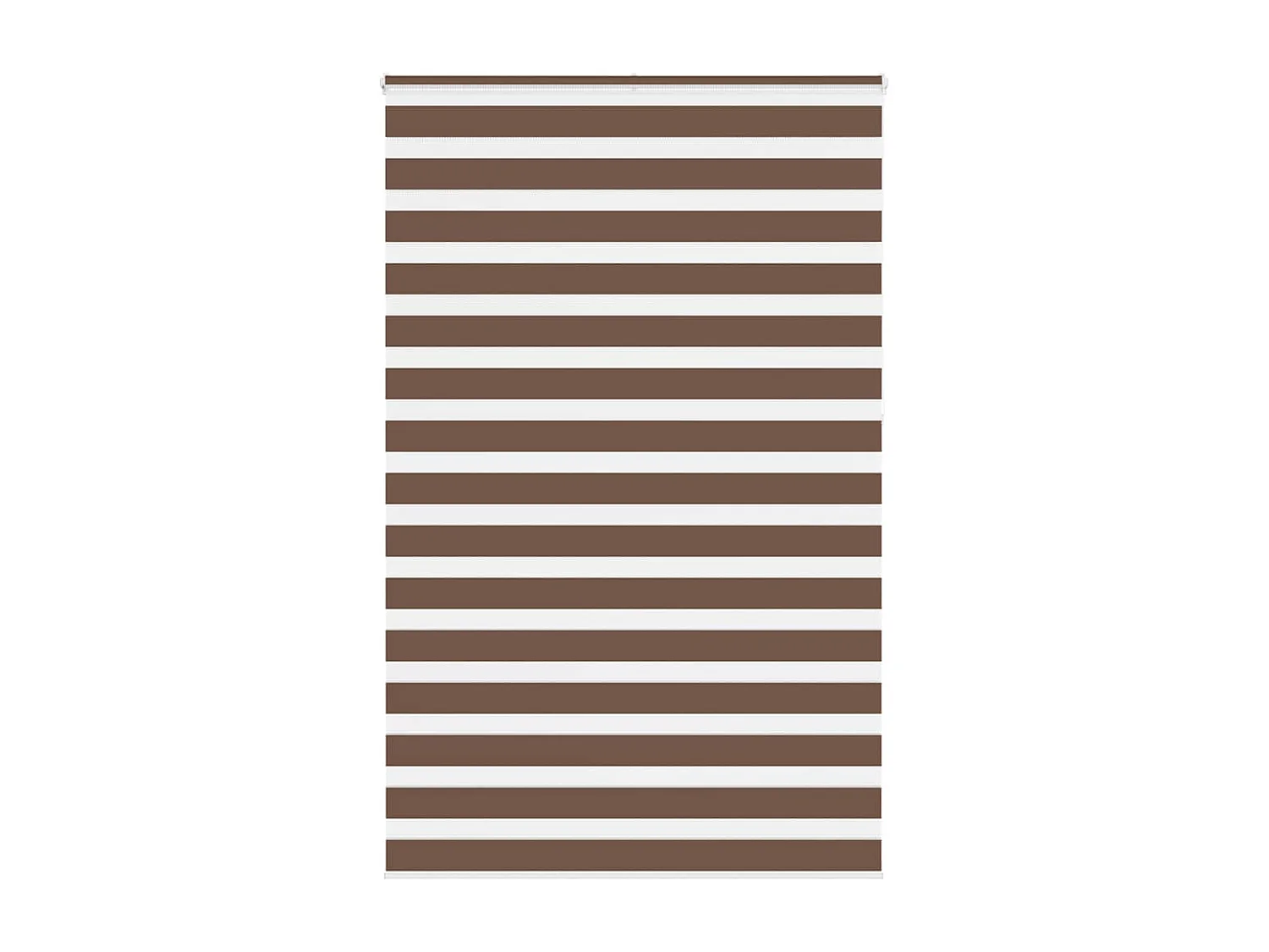 Store zèbre marron 140x230cm largeur du tissu 135,9cm polyester