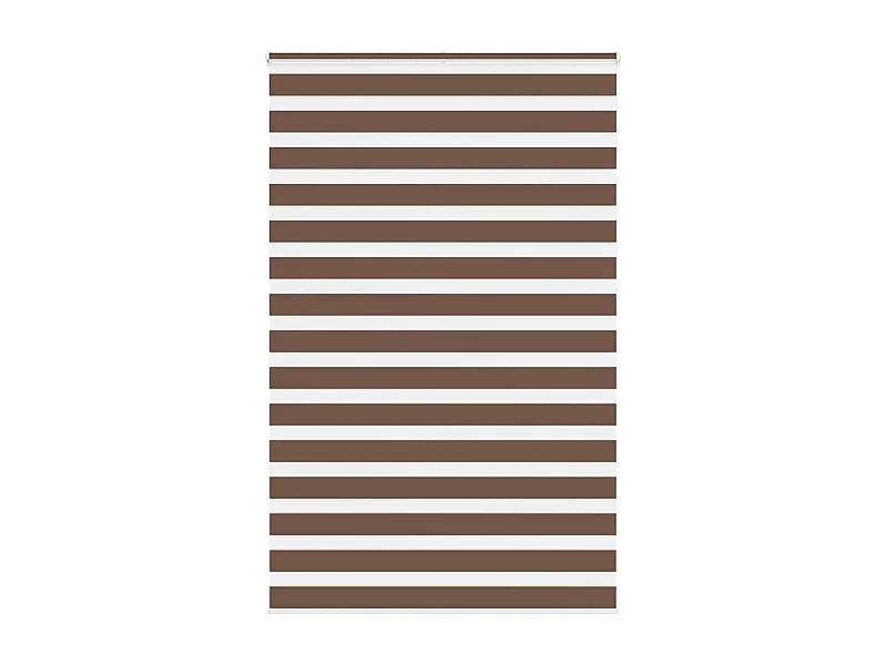 Store zèbre marron 140x230cm largeur du tissu 135,9cm polyester