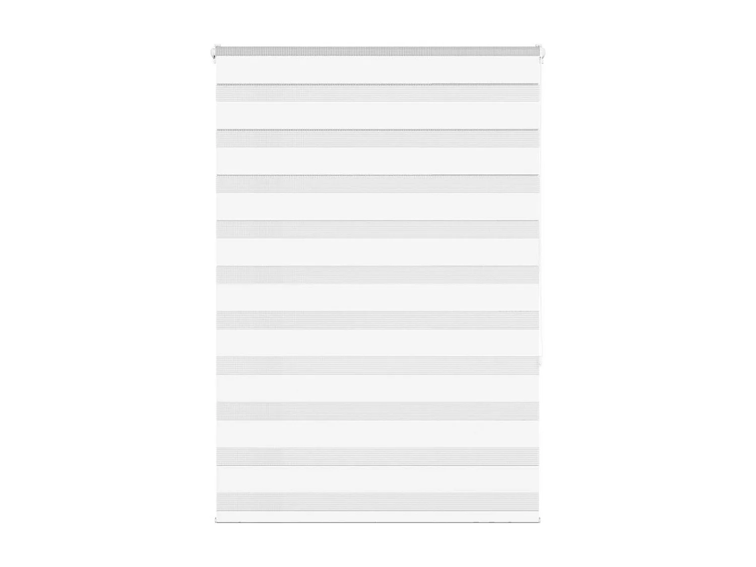 Zebra rolgordijn 100x150 cm stofbreedte 95,9 cm polyester wit