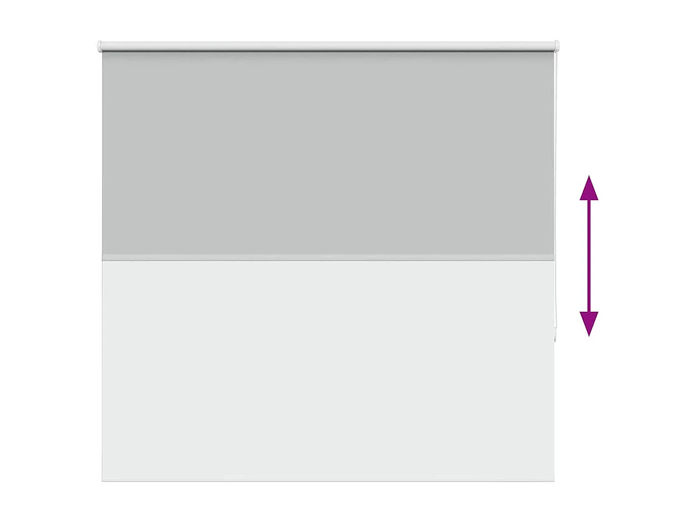 Store enrouleur occultant largeur du tissu 146,6 cm polyester