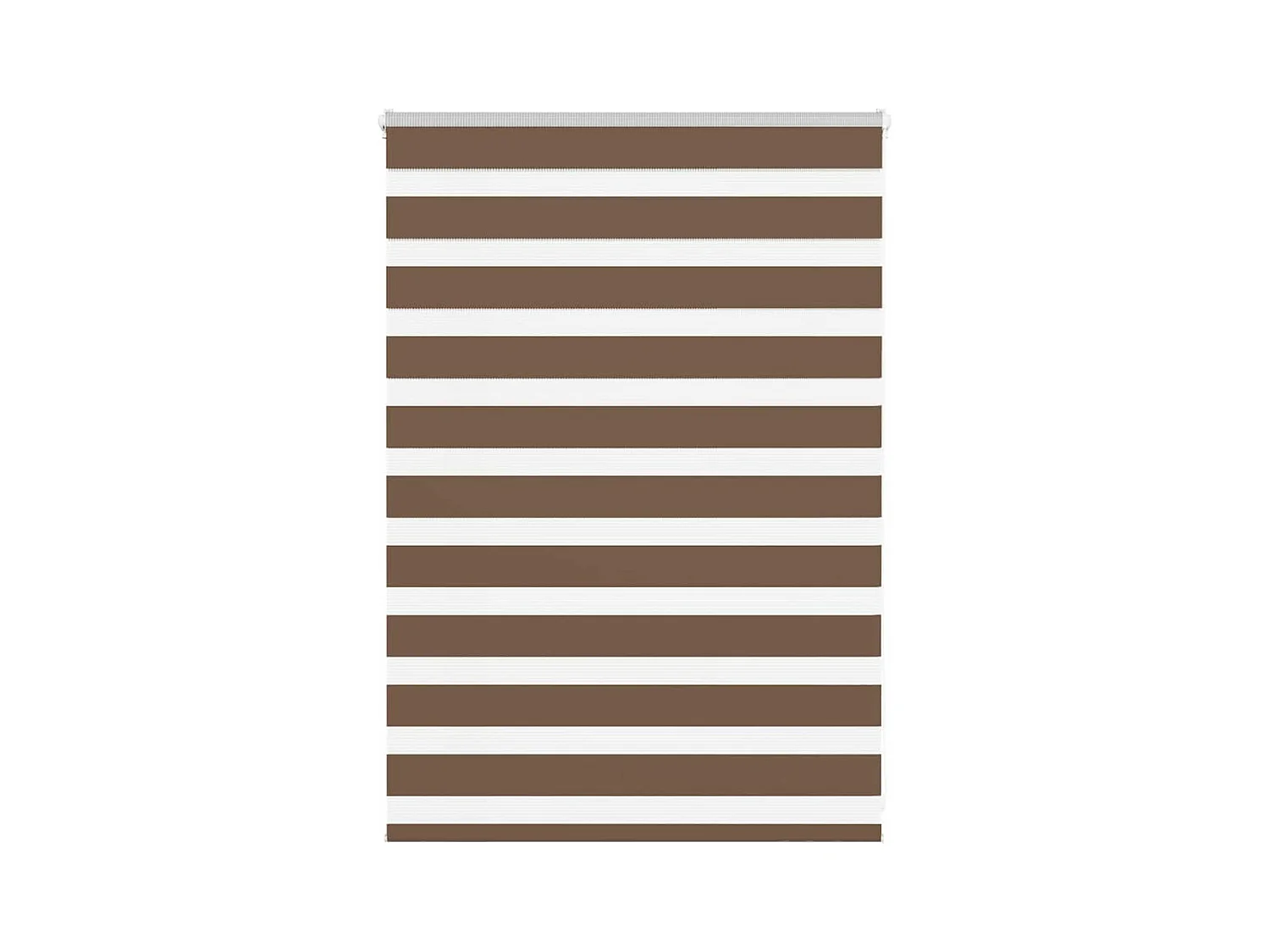Store zèbre marron 110x100cm largeur du tissu 105,9cm polyester