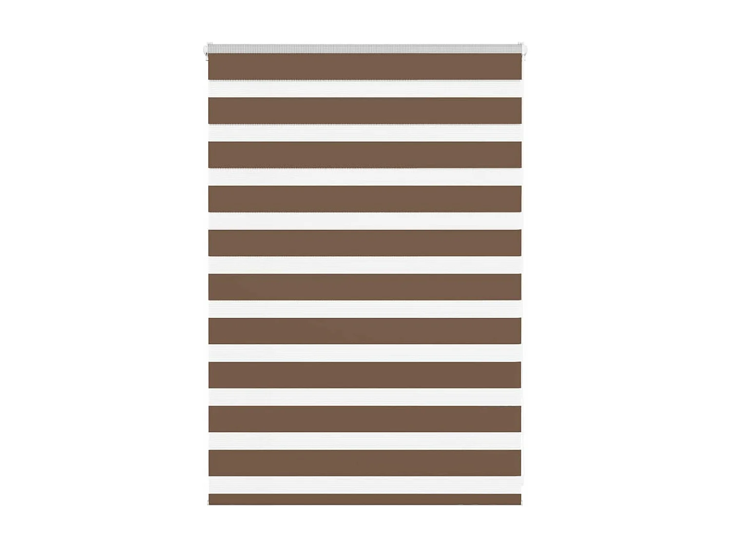 Store zèbre marron 110x100cm largeur du tissu 105,9cm polyester