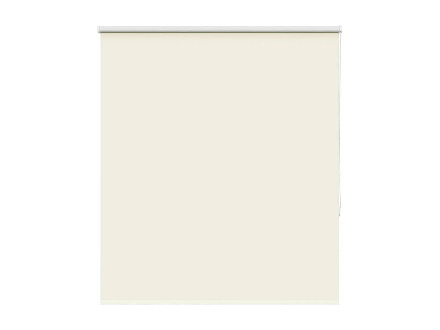 Store enrouleur occultant blanc cassé 135x175 cm largeur tissu