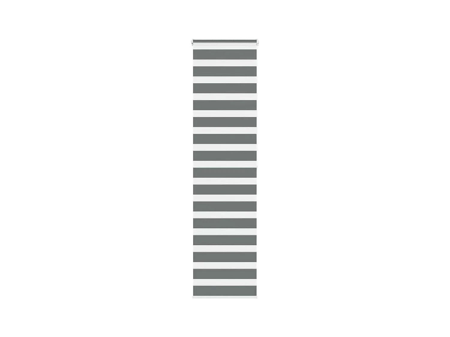Store zèbre gris foncé largeur du tissu 55,9 cm polyester