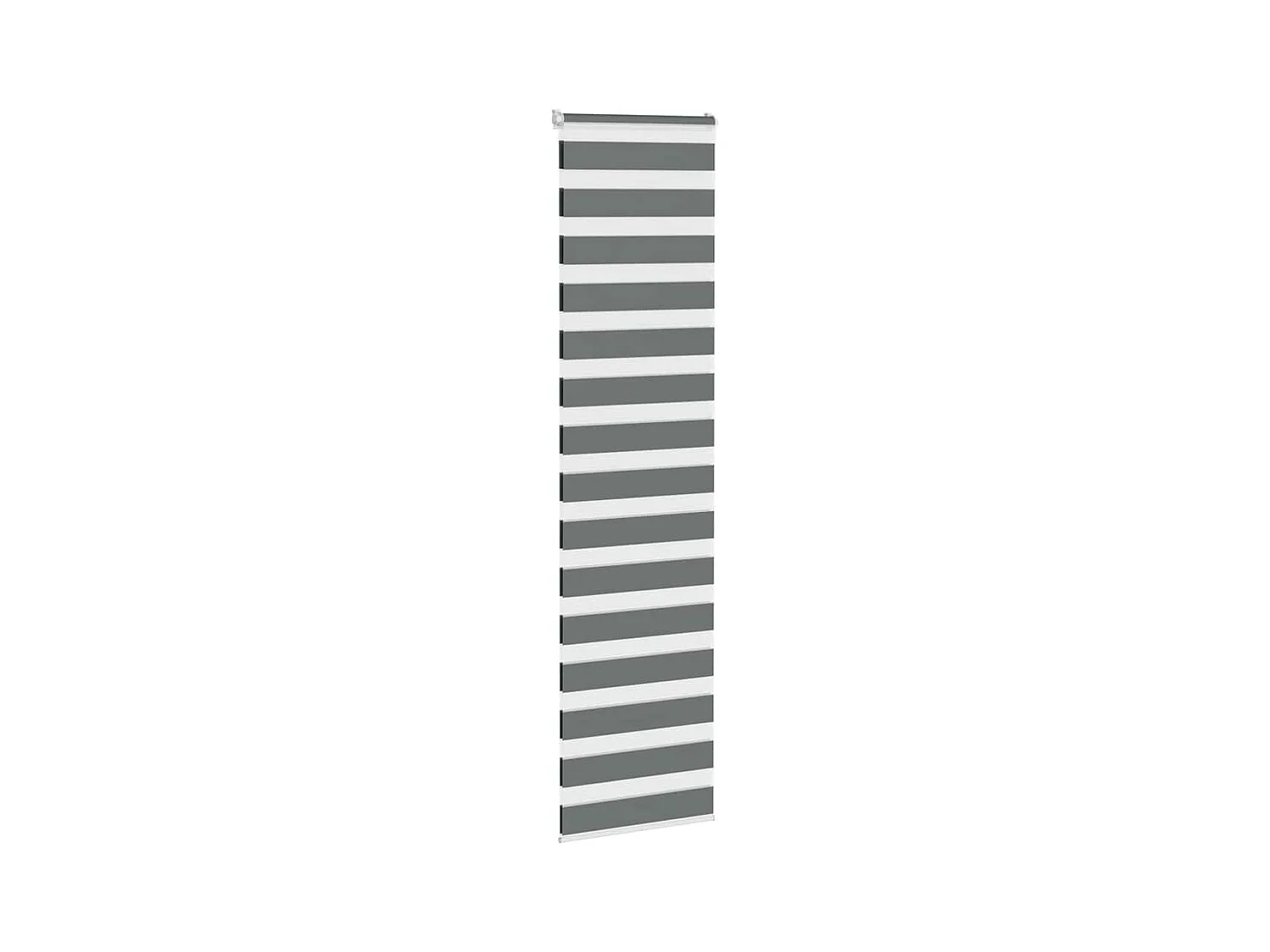 Store zèbre gris foncé largeur du tissu 55,9 cm polyester