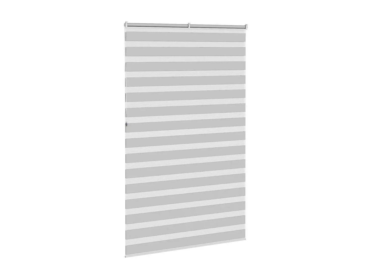 Estor cebra gris claro 150x230cm tejido ancho 145,9cm poliéster