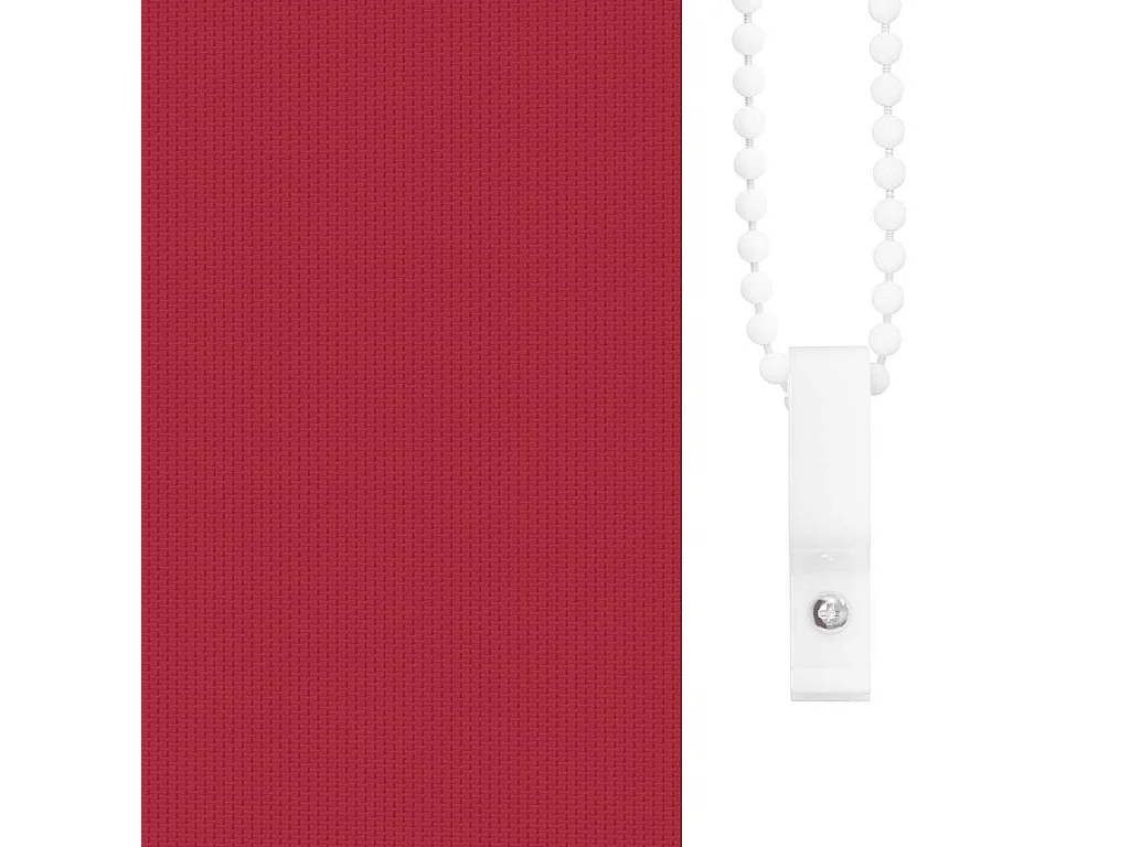 Estor Enrollable Opaco Rojo 60x230 cm Tela Ancho 55,7 cm