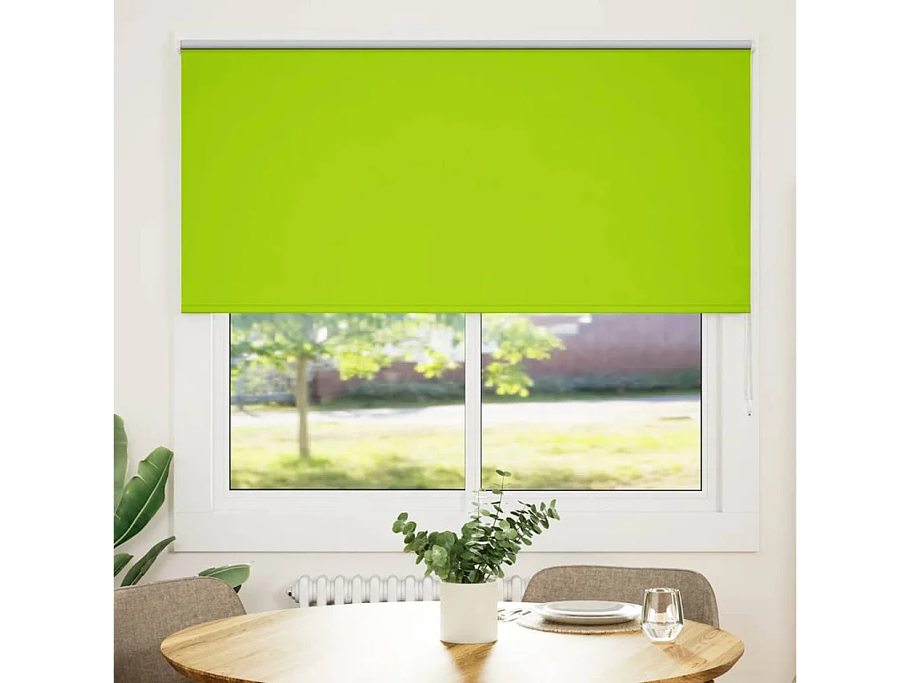 Persiana de enrolar 155x175 cm largura tecido 151,6cm poliéster