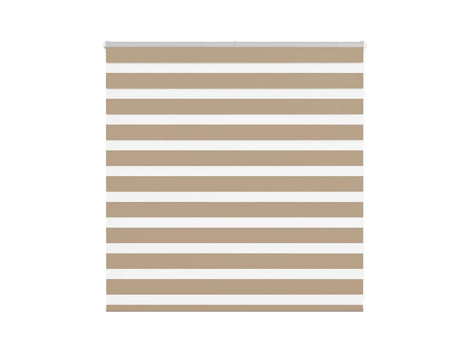 Zebra Blind 140x100 cm stofbreedte 135,9 cm polyester zandbruin