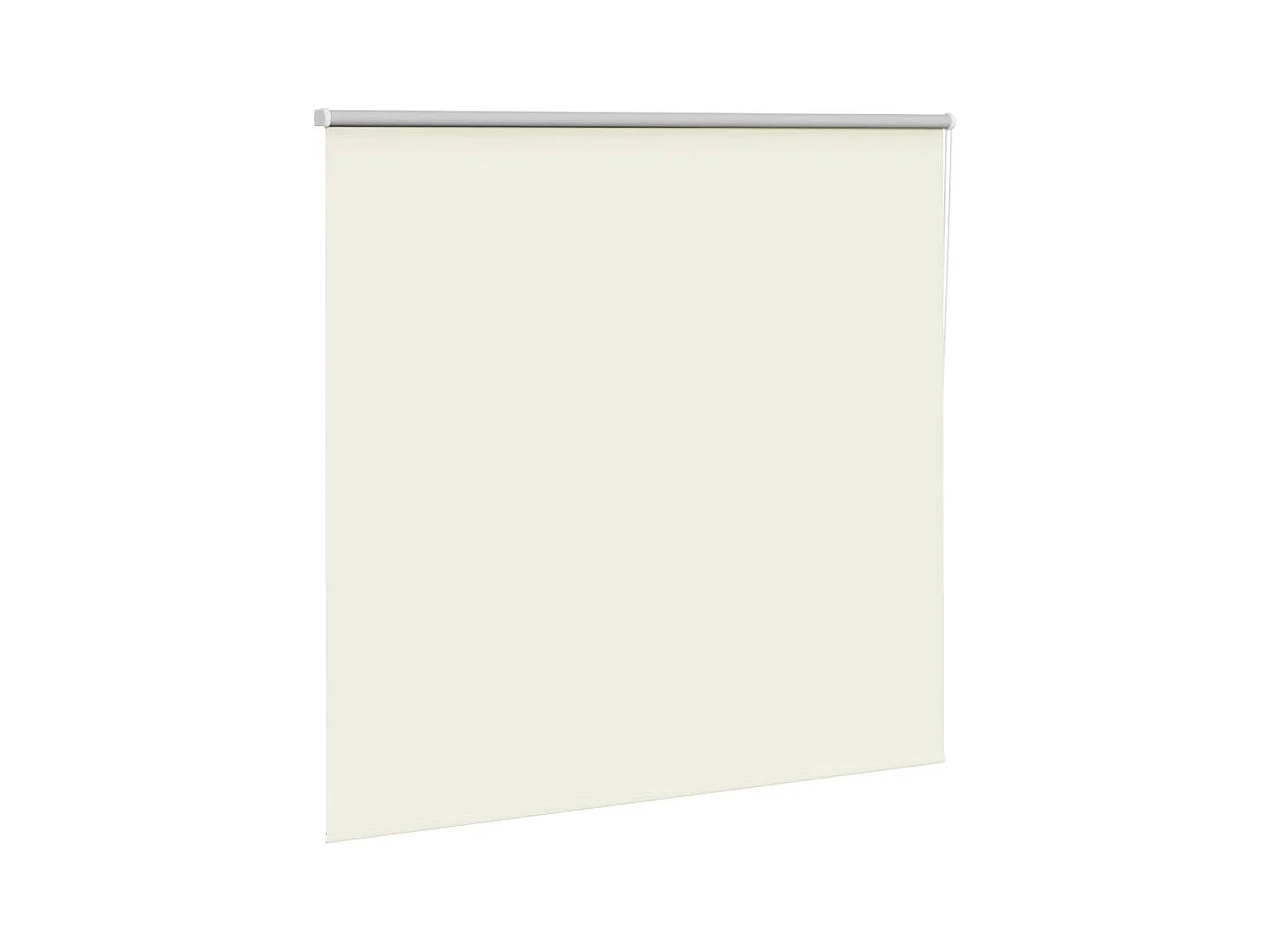 Store enrouleur occultant blanc cassé 155x150 cm largeur tissu