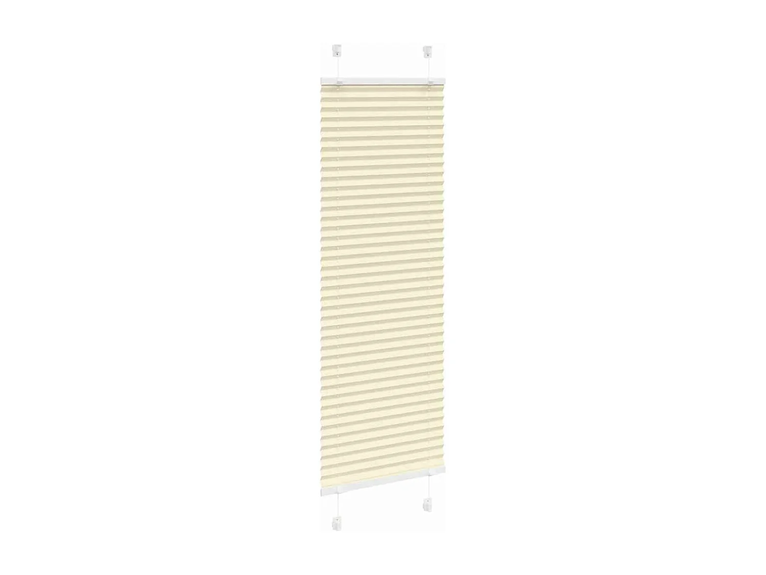 Store plissé crème 50x150 cm largeur du tissu 49,4 cm polyester