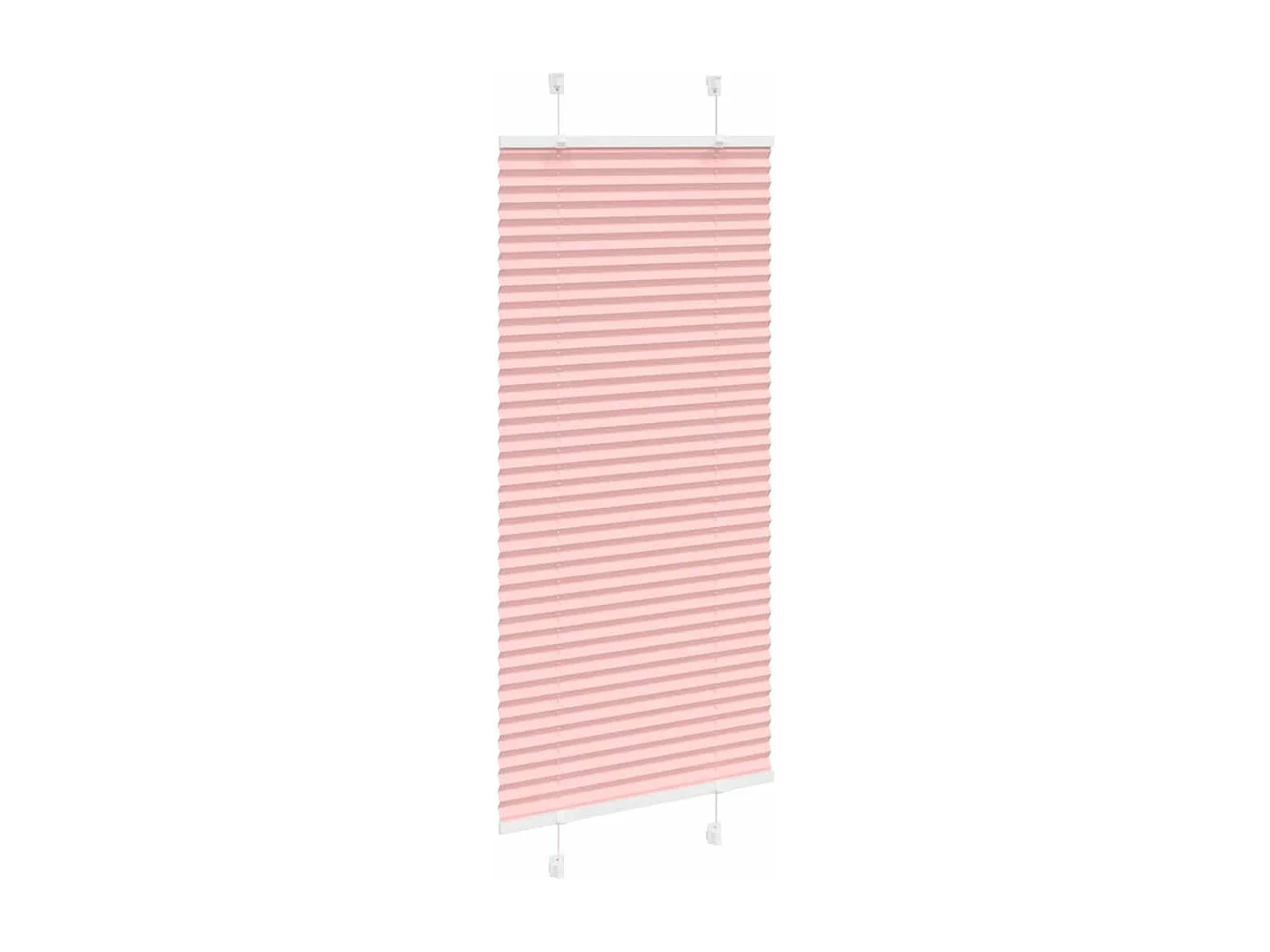 Store plissé rose 60x100 cm largeur du tissu 59,4 cm polyester
