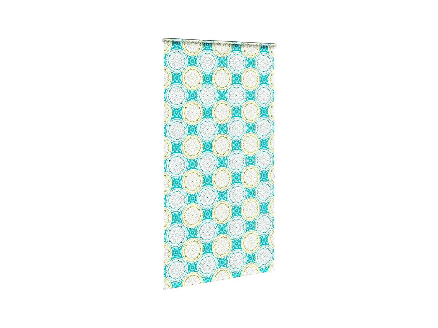 Doucherolgordijn met cassette 140x240 cm stofbreedte 136 cm
