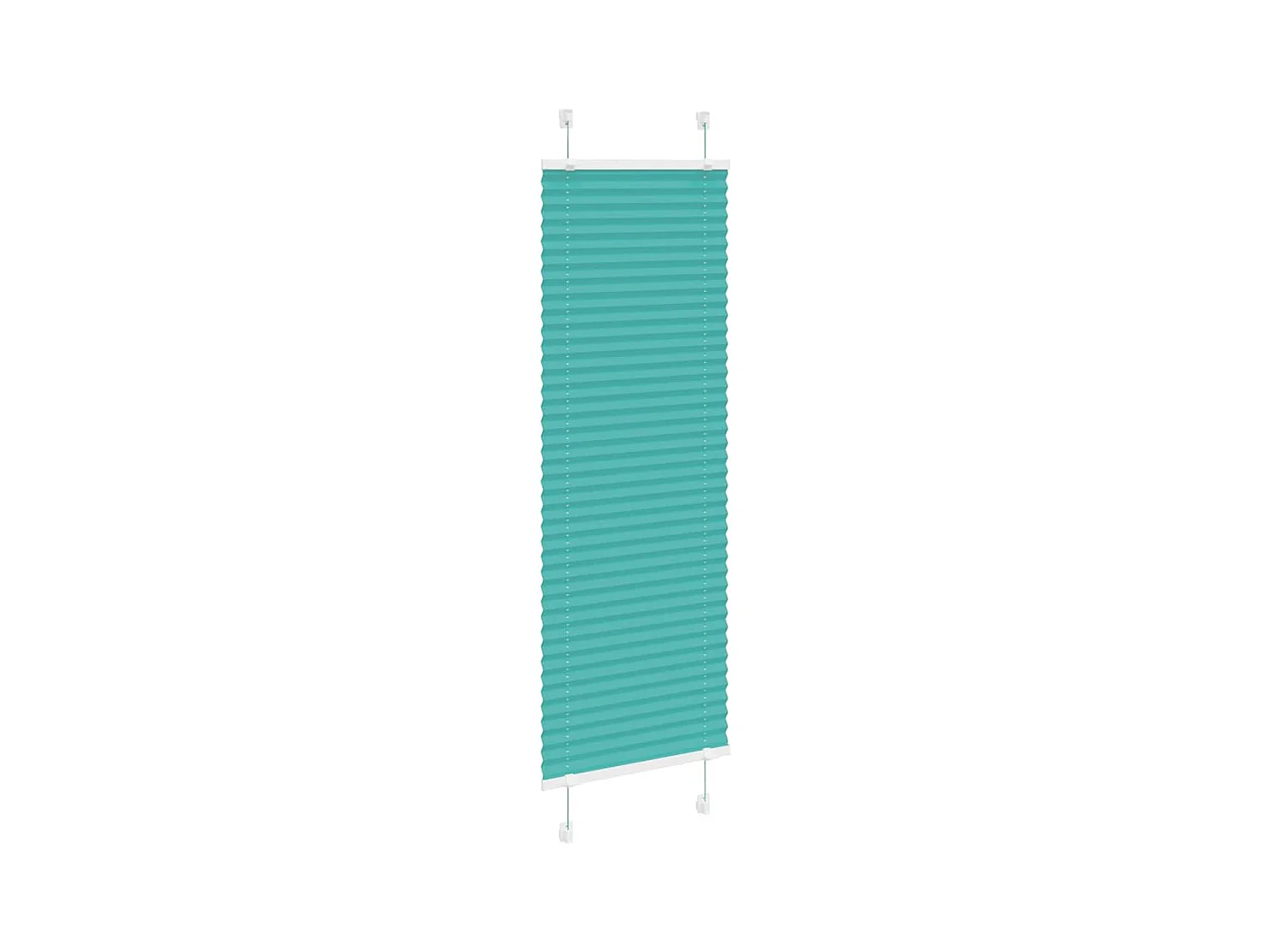 Plisségordijn 40x100 cm stofbreedte 39,4 cm polyester