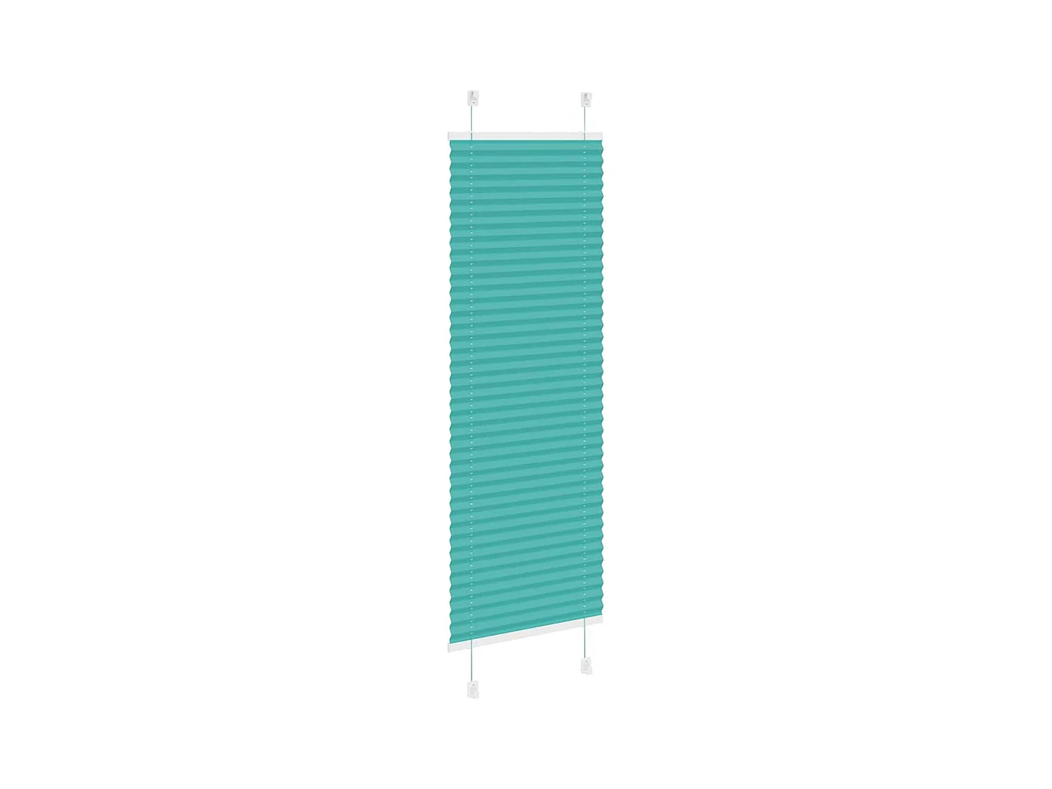 Plisségordijn 40x100 cm stofbreedte 39,4 cm polyester