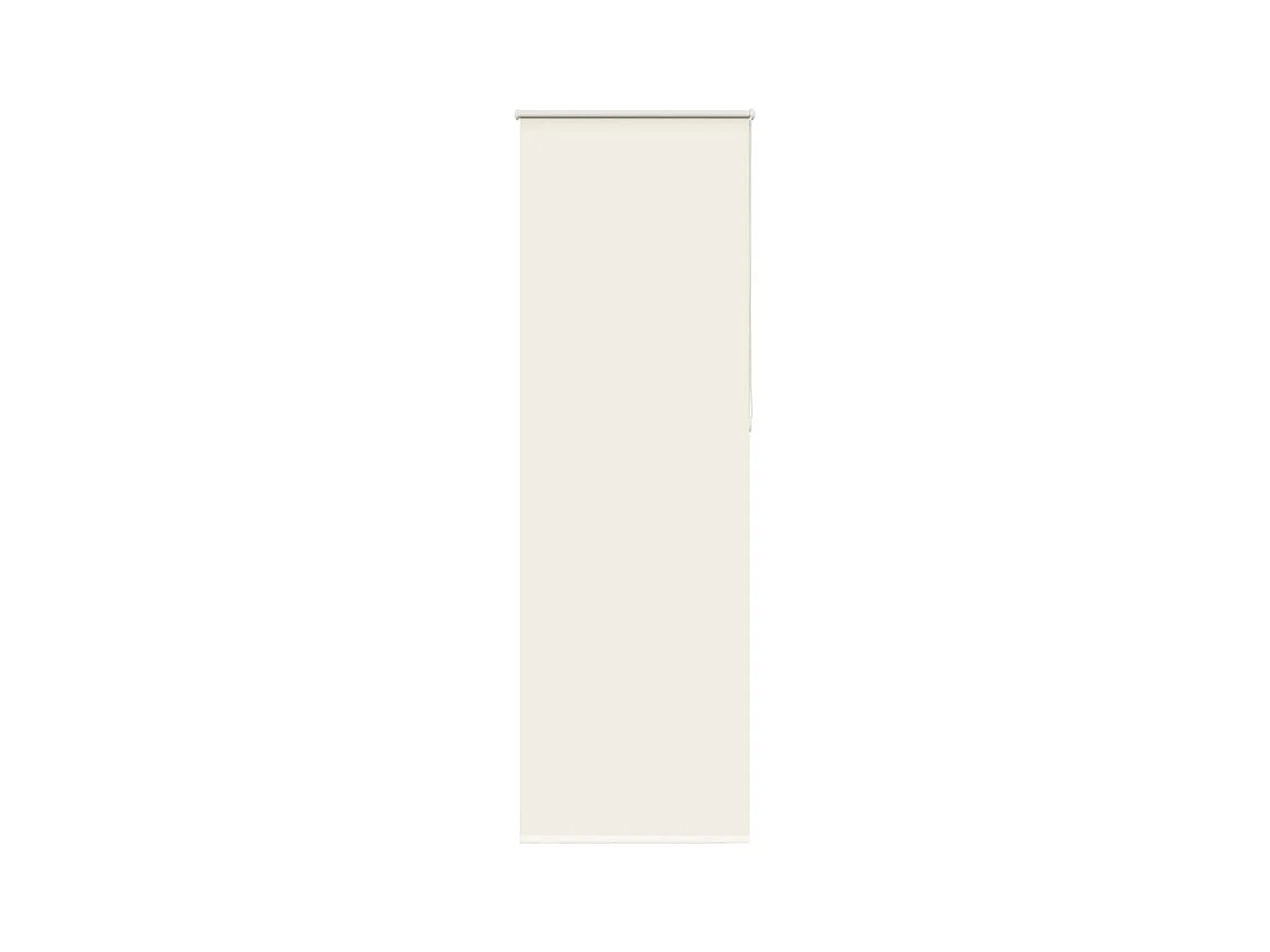 Store enrouleur occultant blanc cassé 75x210cm largeur du tissu
