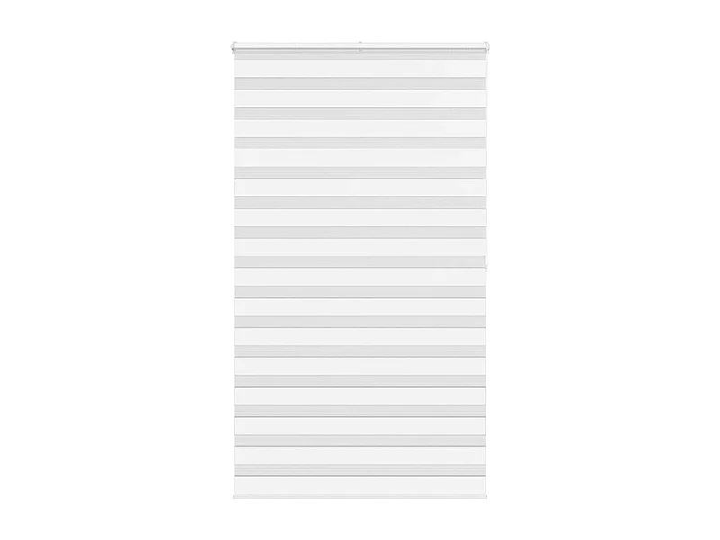Store zèbre blanc 120x200 cm largeur du tissu 120,9cm polyester