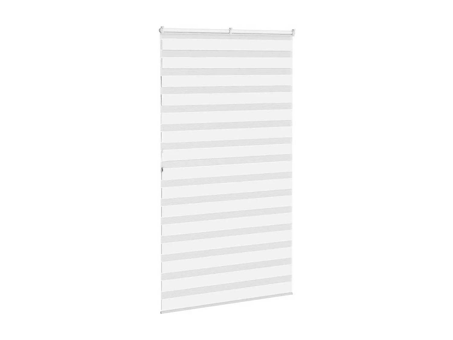 Store zèbre blanc 120x200 cm largeur du tissu 120,9cm polyester