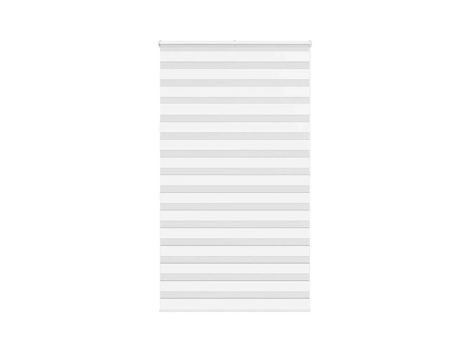 Store zèbre blanc 120x200 cm largeur du tissu 120,9cm polyester