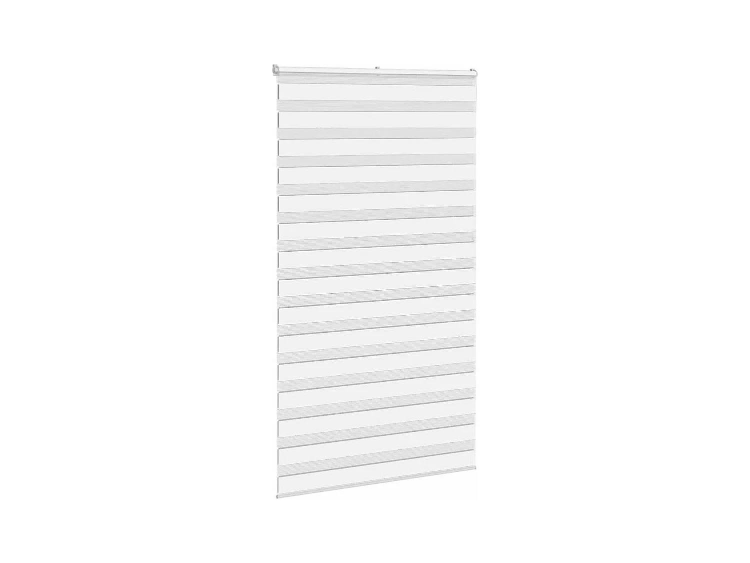 Store zèbre blanc 120x200 cm largeur du tissu 120,9cm polyester