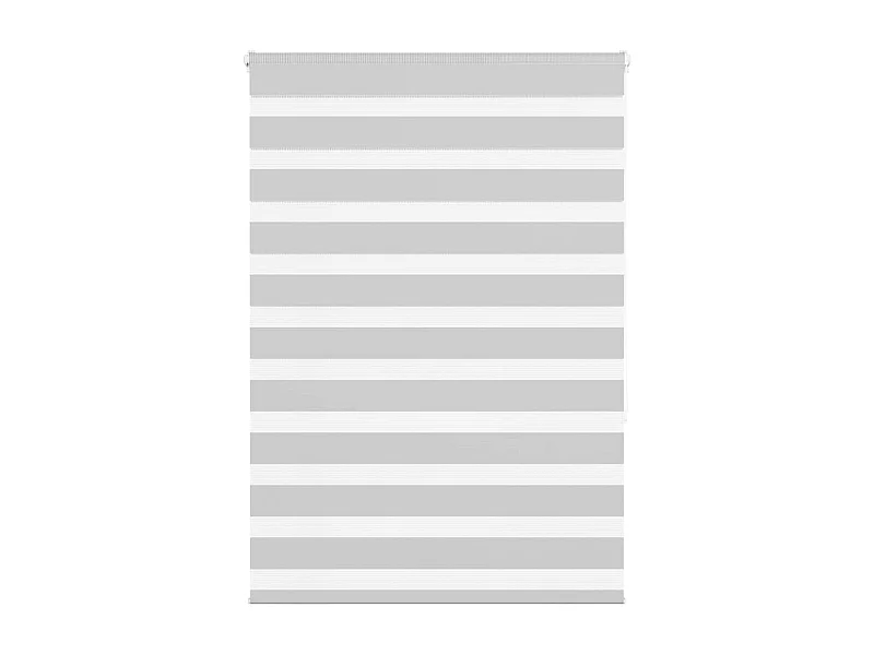 Store zèbre gris clair largeur du tissu 100,9 cm polyester