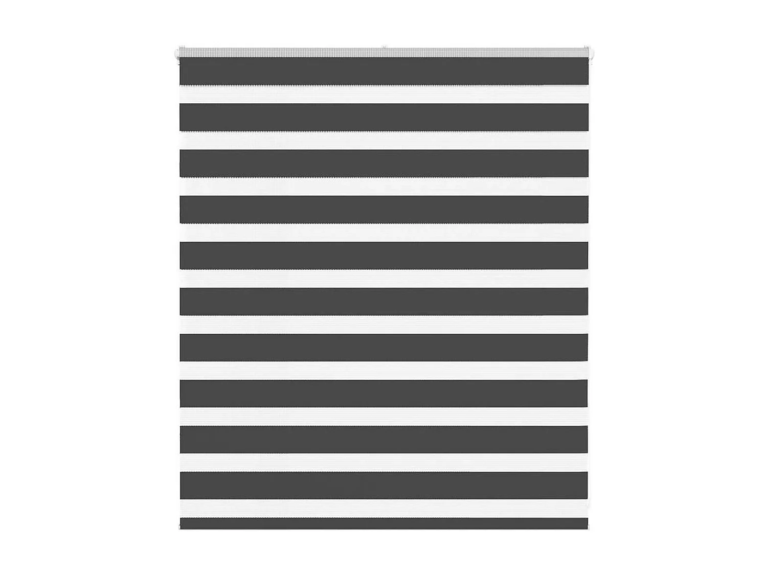 Store zèbre noir 120x100 cm largeur du tissu 115,9 cm polyester