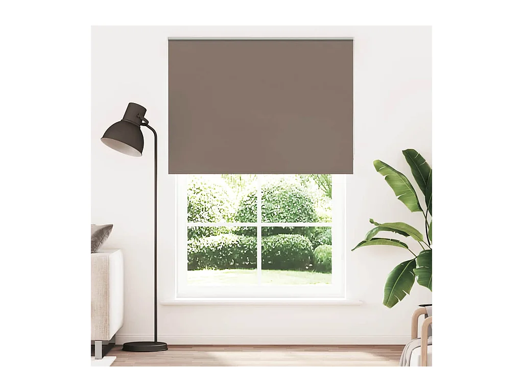 Store enrouleur occultant café 150x230cm largeur du tissu