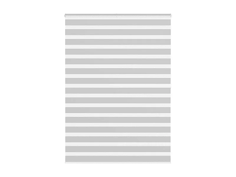 Store zèbre gris clair largeur du tissu 150,9 cm polyester