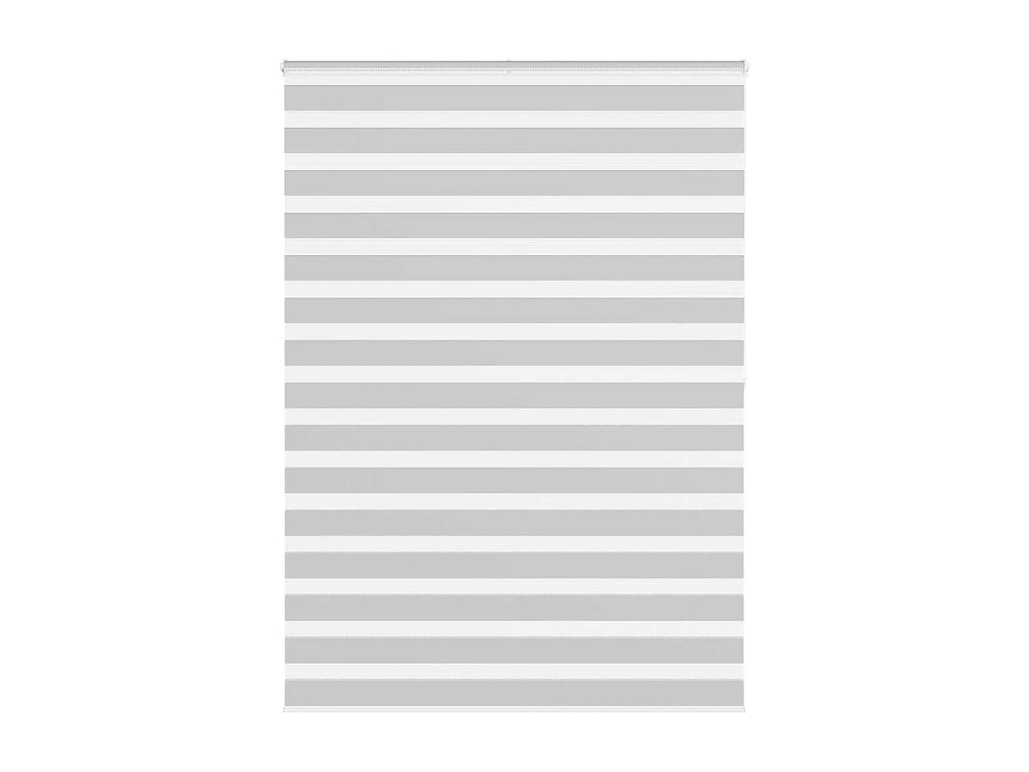 Zebra rolgordijn 155x200 cm stofbreedte 150,9 cm lichtgrijs