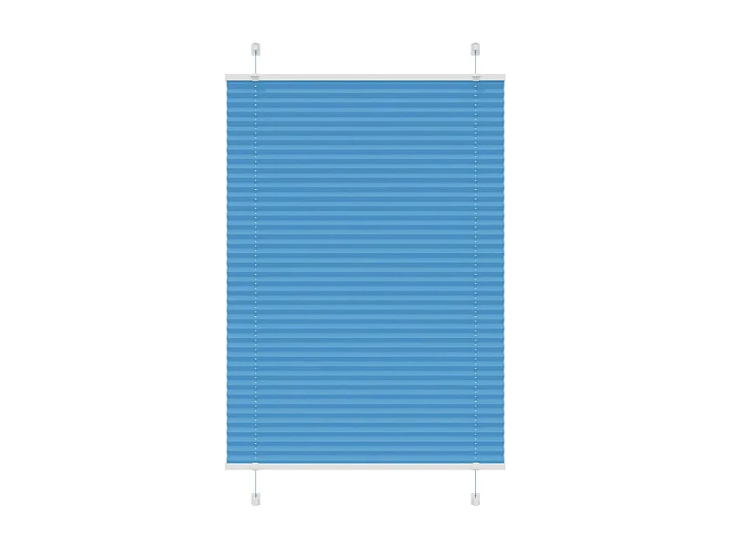 Store plissé bleu 90x150 cm largeur du tissu 89,4 cm polyester