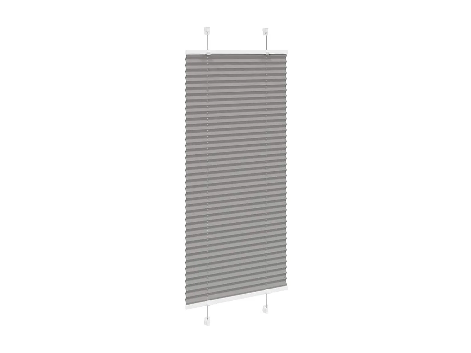 Store plissé anthracite 65x150 cm largeur du tissu 64,4 cm