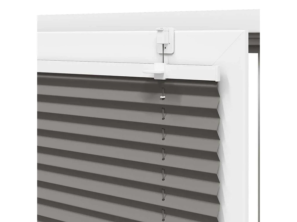 Store plissé anthracite 65x150 cm largeur du tissu 64,4 cm