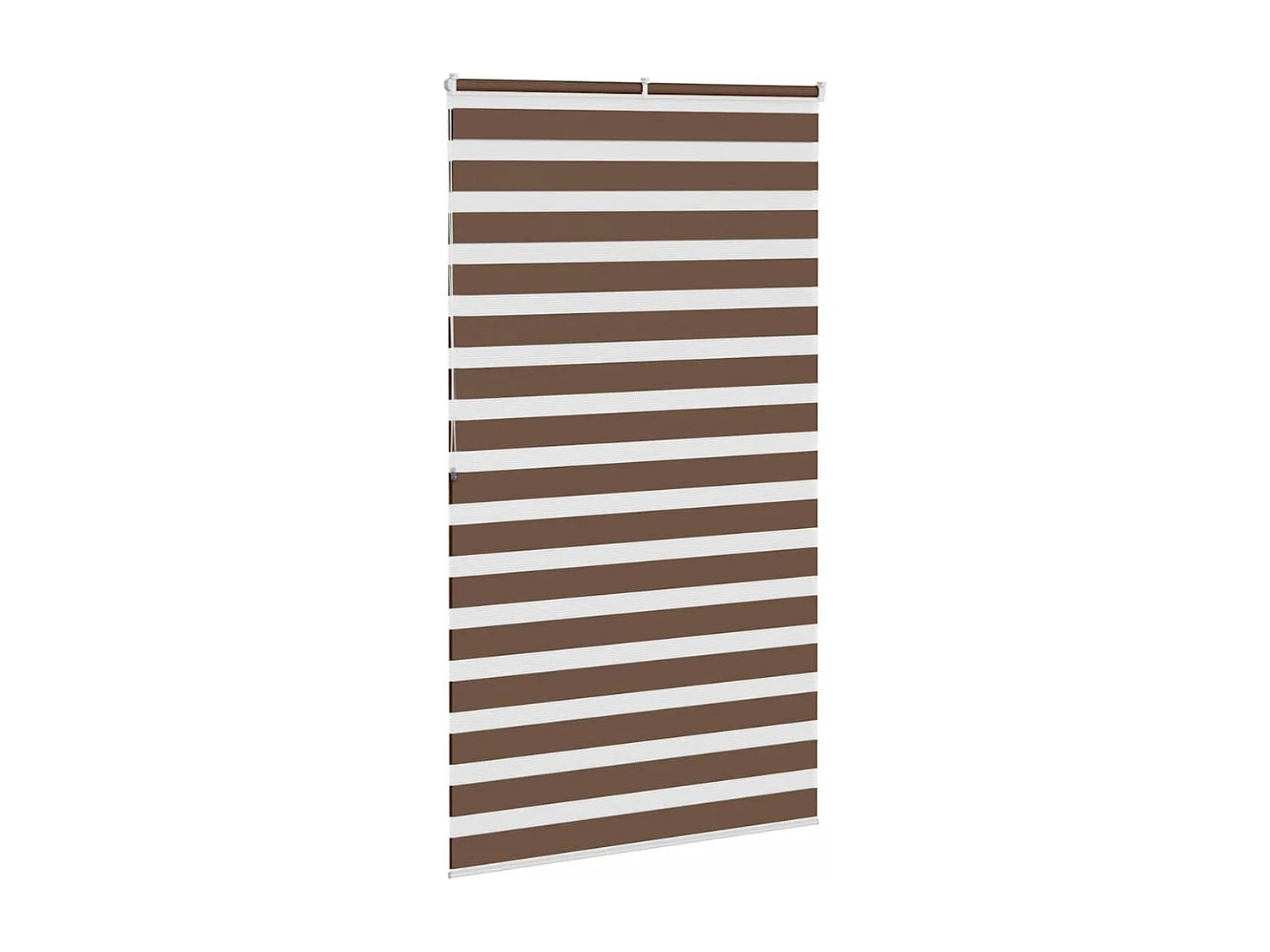 Store zèbre marron 130x200cm largeur du tissu 125,9cm polyester