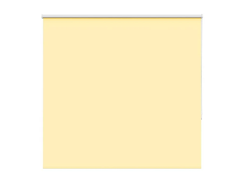 Store enrouleur occultant jaune largeur du tissu 161,6 cm
