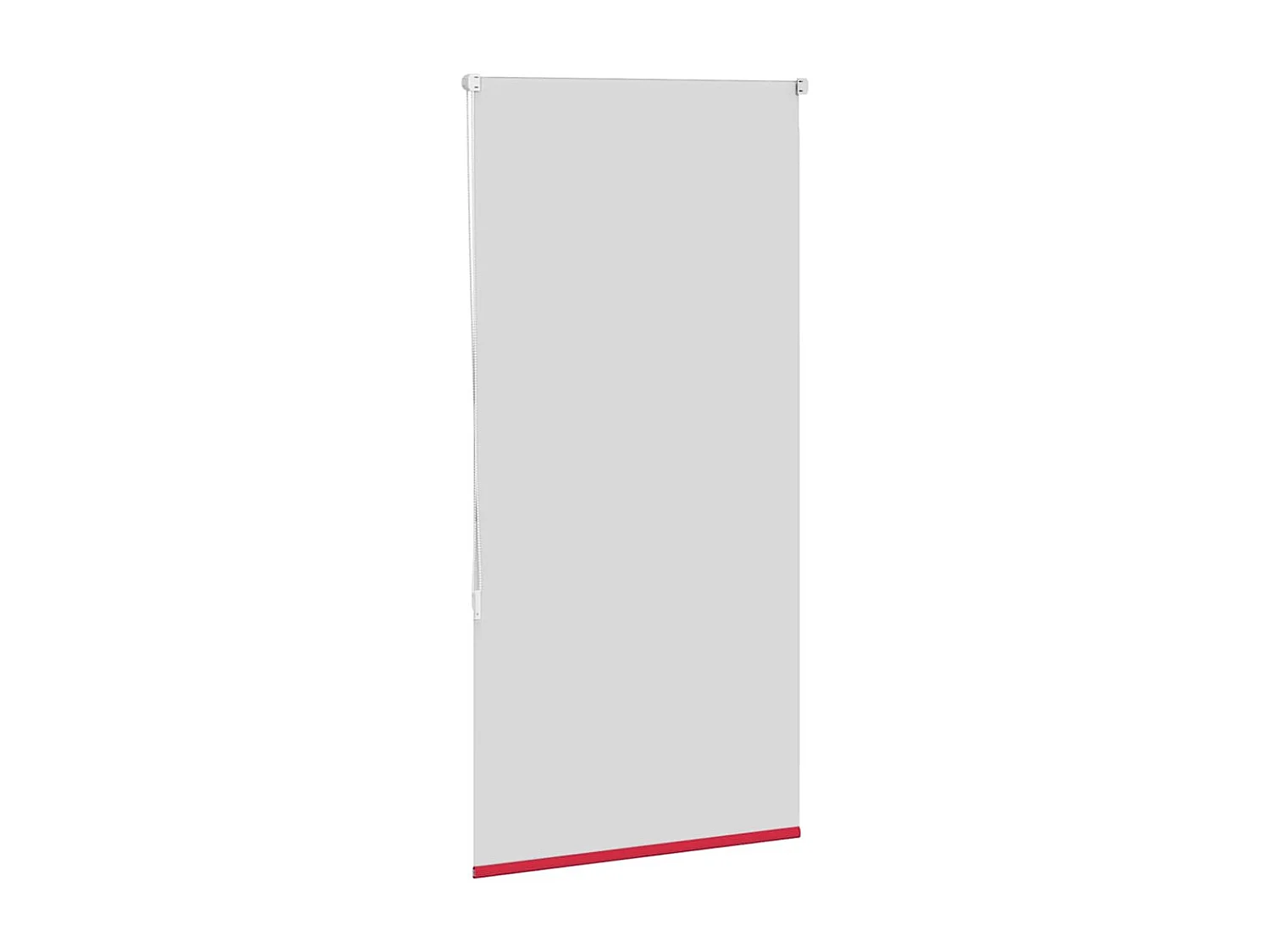 Store enrouleur occultant rouge largeur du tissu 80,7 cm