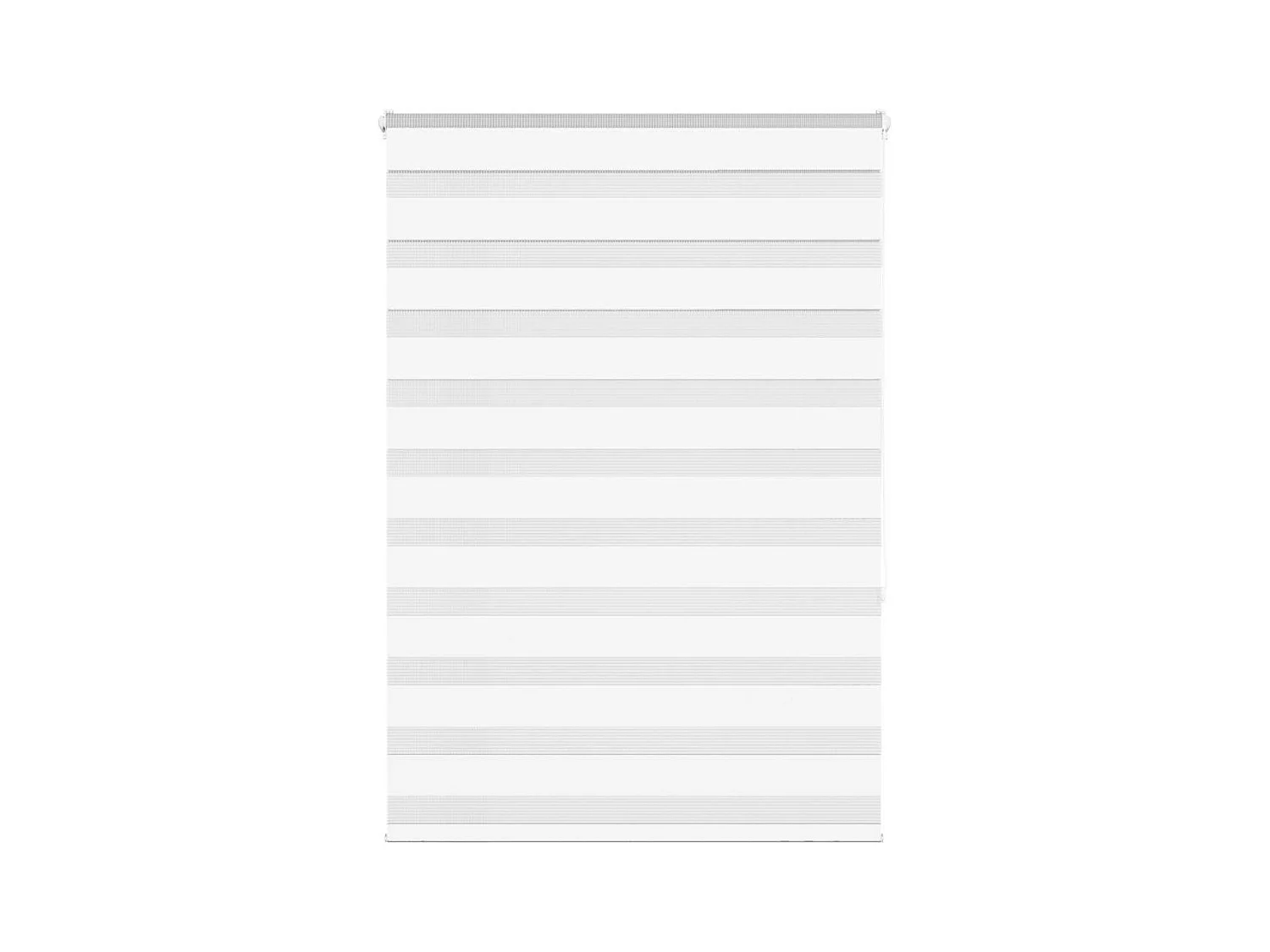 Estor cebra blanco 115x150 cm tejido ancho 110,9 cm poliéster
