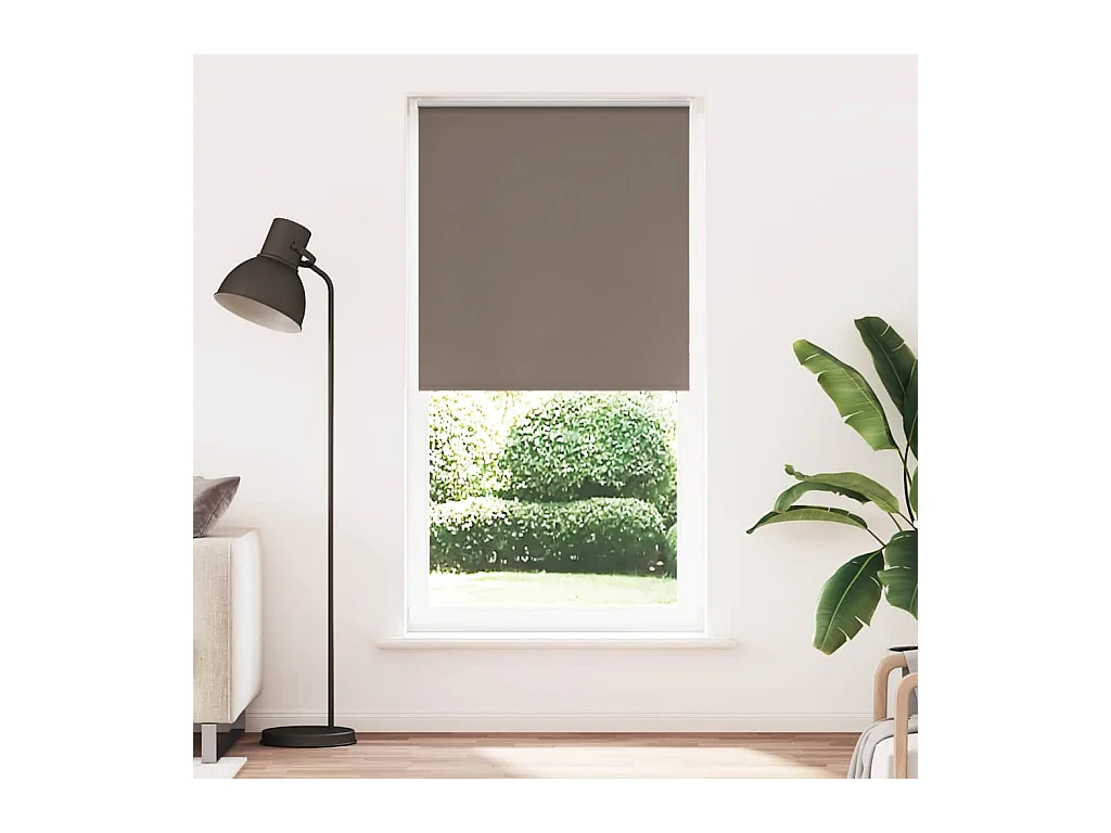 Store enrouleur occultant café 95x230cm largeur du tissu 90,7cm