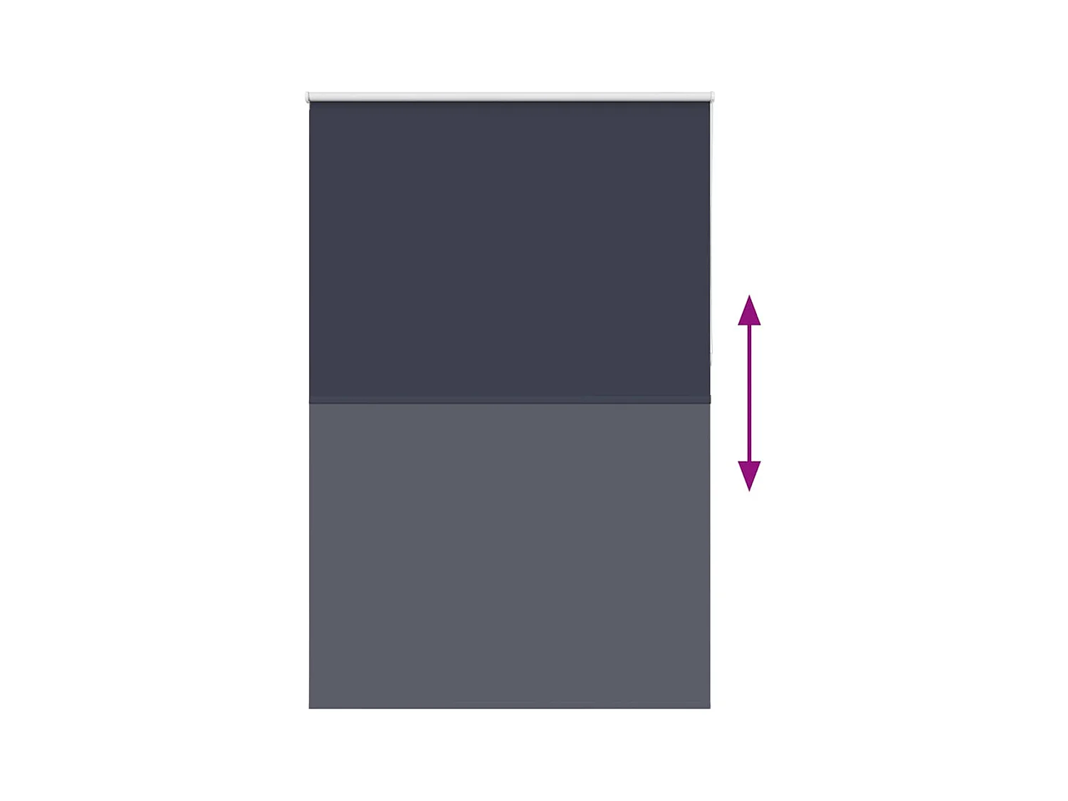 Store enrouleur occultant café 160x230 cm largeur du tissu