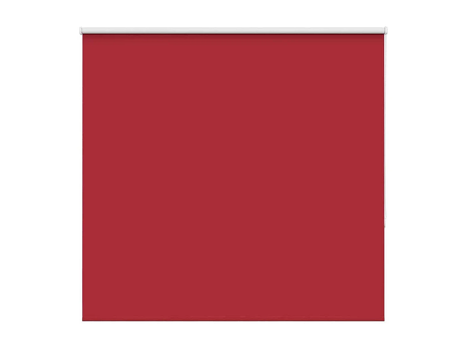 Store enrouleur occultant rouge largeur du tissu 141,6 cm