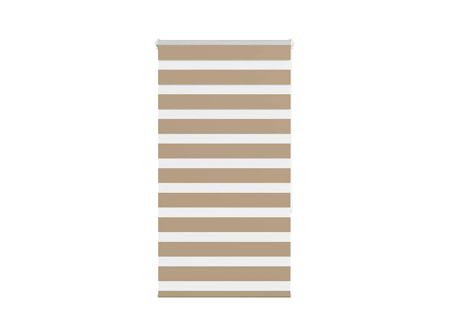 Zebra Blind 75x150 cm stofbreedte 70,9 cm polyester zandbruin