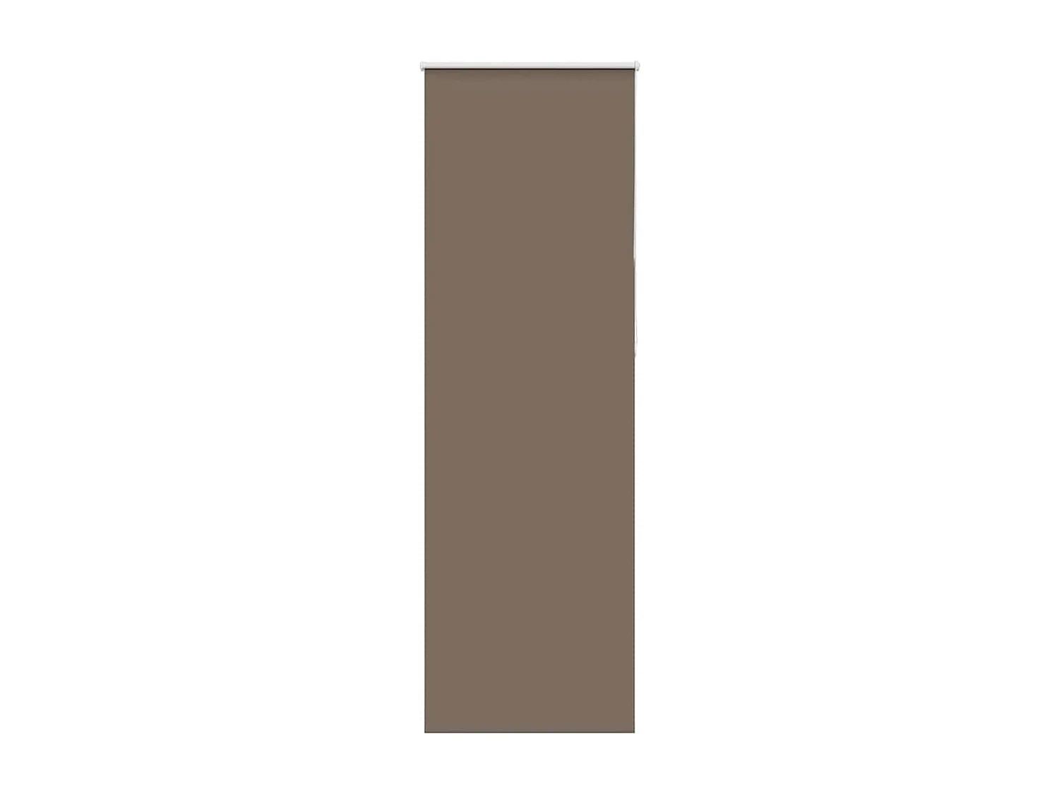 Estor Enrollable Opaco Color Café 65x230cm Tela Ancho 60,7cm