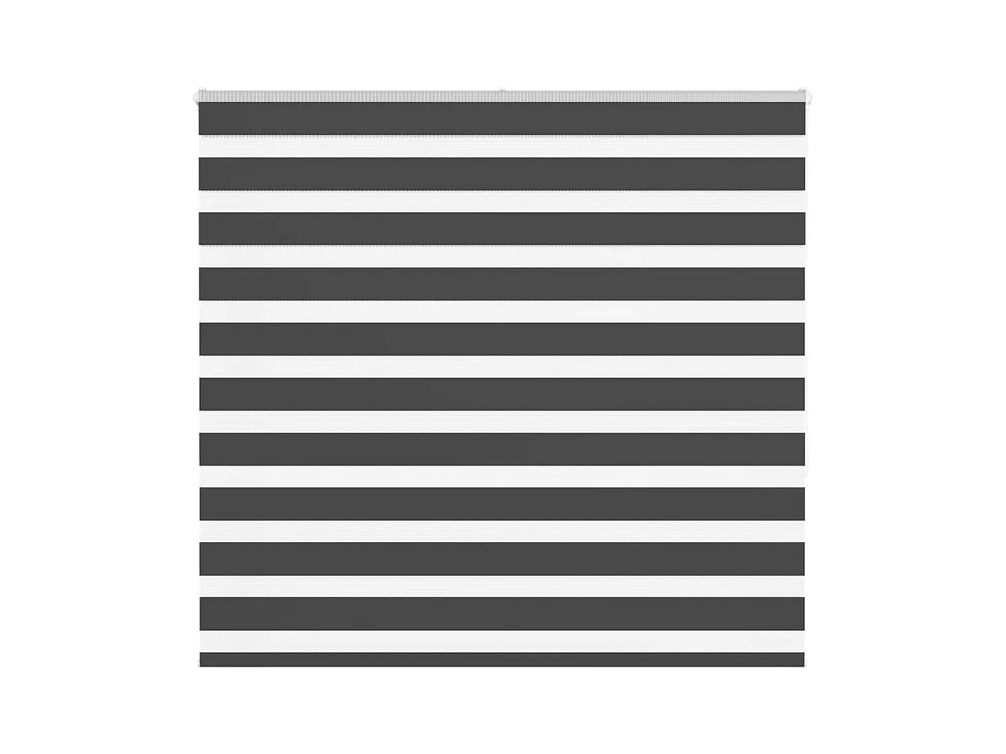 Zebra rolgordijn 155x150 cm stofbreedte 150,9 cm zwart