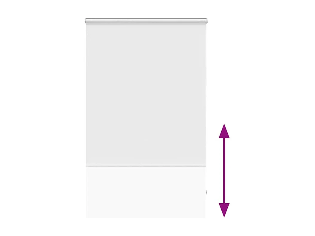 Doucherolgordijn met cassette 110x240 cm stofbreedte 106 cm