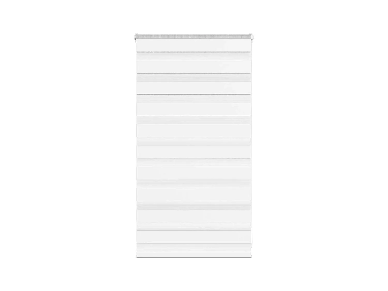 Store zèbre blanc 70x100 cm largeur du tissu 65,9 cm polyester