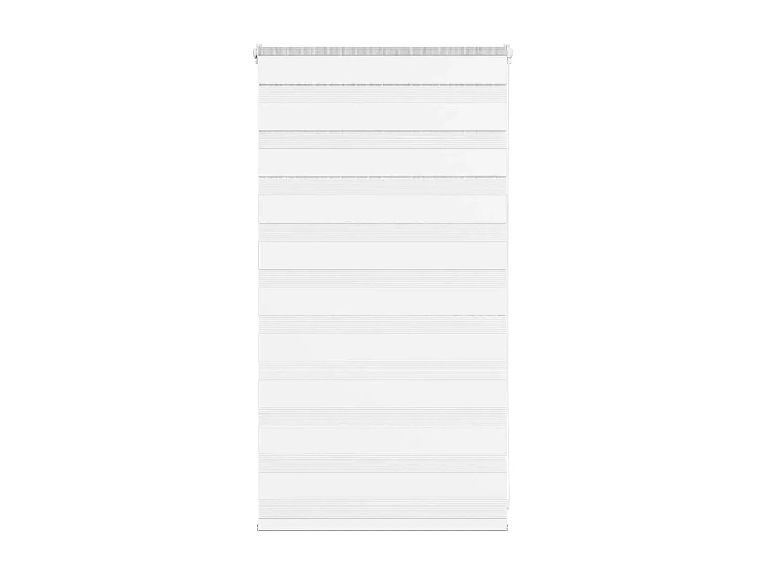 Store zèbre blanc 70x100 cm largeur du tissu 65,9 cm polyester