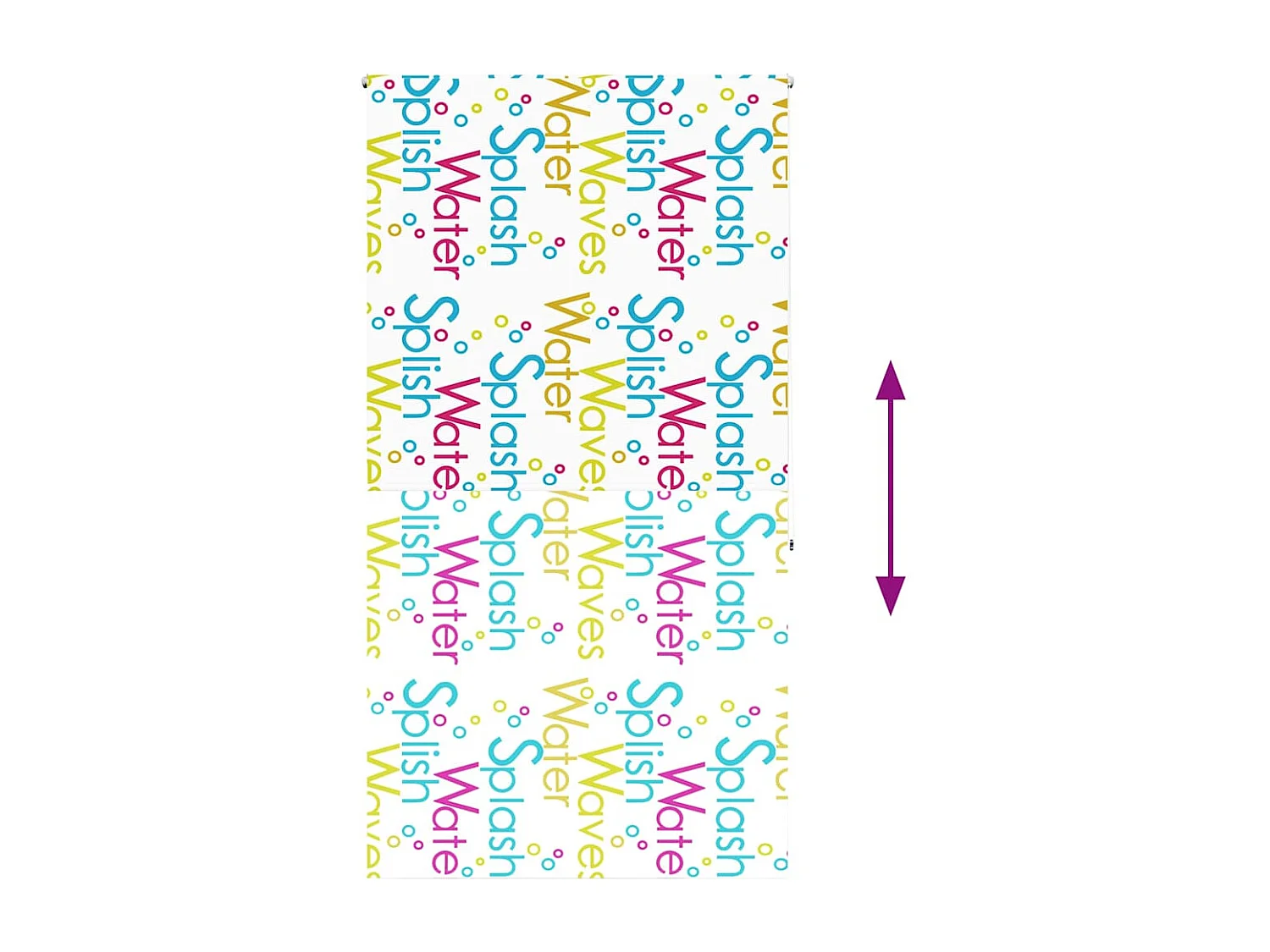 Store enrouleur de douche 130x240 cm largeur du tissu 126 cm