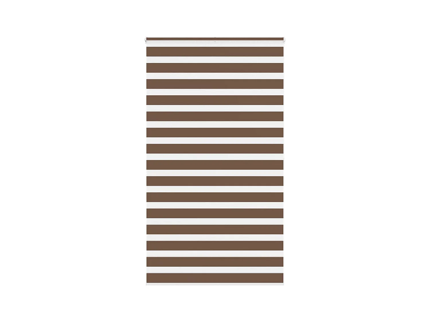 Store zèbre marron 120x200cm largeur du tissu 115,9cm polyester